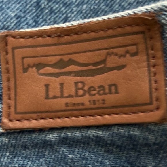 Vintage LL Bean Flannel Lined Jeans Men's Size 38x30 - Picture 5 of 8